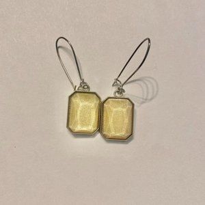 NEW Yellow Stone Drop Earrings